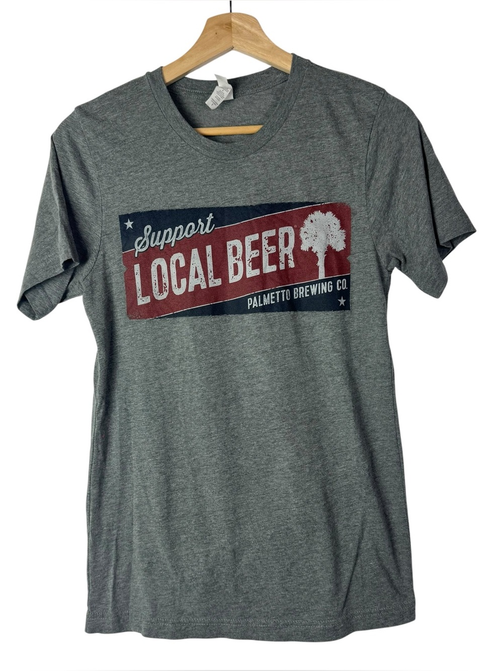 Palmetto Brewing Company Support Local Beer Charleston Short Sleeve T-Shirt S